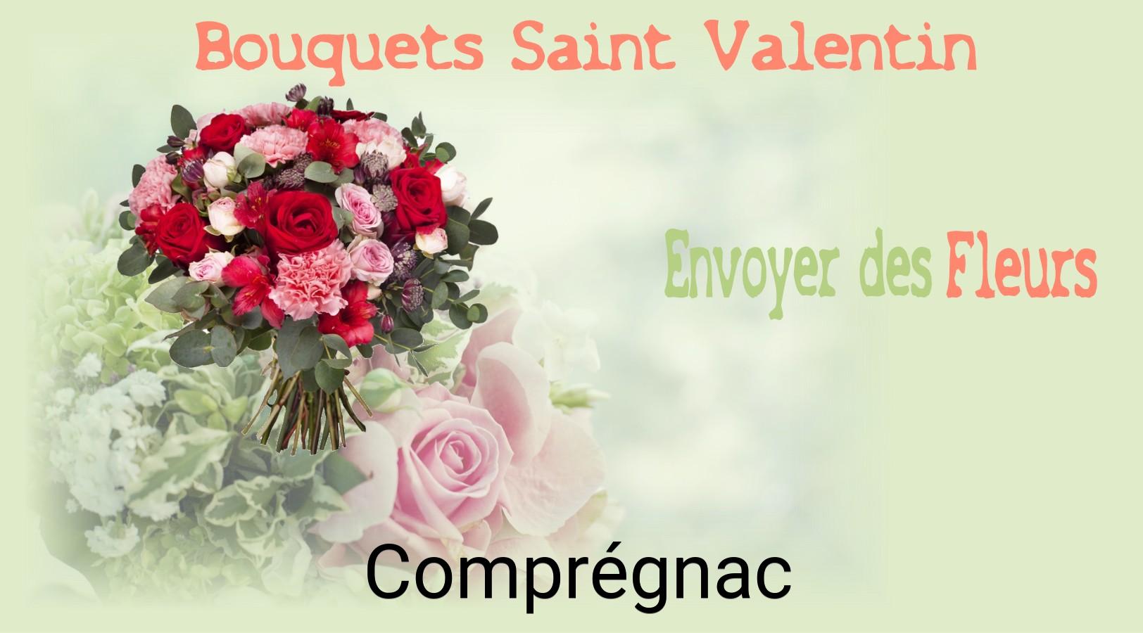 Roses de Saint-Valentin livrées à Comprégnac